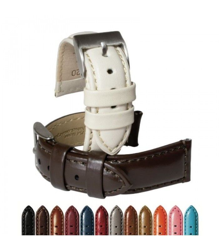 Correa de piel para reloj, Diloy 363