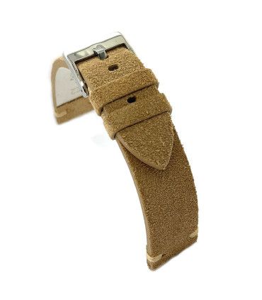 Kompatybilny pasek do zegarka AmazFit Pace, Stratos, GTR2, GTR3, GTR4 wykonany ze skóry nubukowej