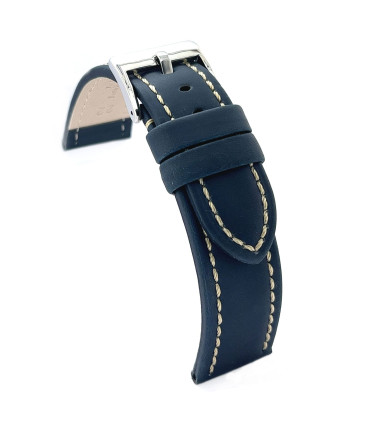 Pasek skóra natłuszczona biały szew – Diloy 377