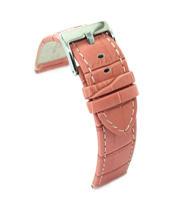 Płaski pasek skórzany krokodyl łuska kwadratowa sportowy – Diloy 361