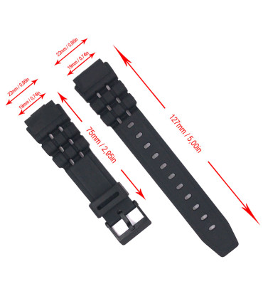 Pasek do zegarka Casio kompatybilny z W-87H, W-88H Ref W731