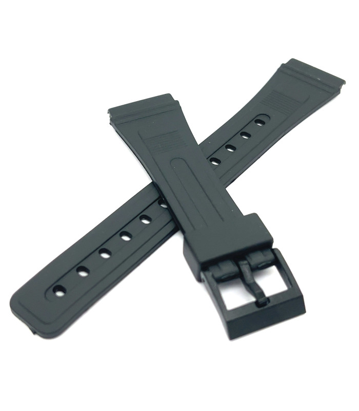 Pasek do zegarka kompatybilny z Casio DB-30 W-50U AQ-45 AB-10 AB-20 AQ-49 DB-53 DB-55 DBA-80 FB-52 SW-200 20mm Ref 254H5