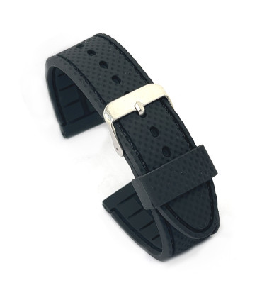 Pasek zegarka silikonowy tekstura BR22 sport 18mm 20mm 22mm 24mm