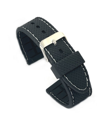 Pasek zegarka silikonowy tekstura BR22 sport 18mm 20mm 22mm 24mm