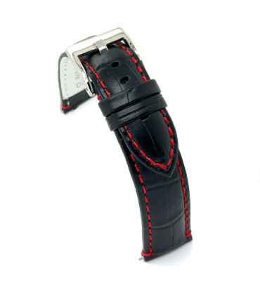 Wypukły pasek skórzany krokodyl łuska kwadratowa sportowy – Diloy 368