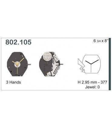 Mechanizm zegarka ETA 802.105