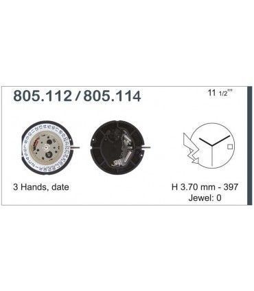 Mechanizm zegarka ETA 805.114