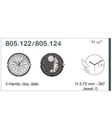 Mechanizm zegarka ETA 805.124