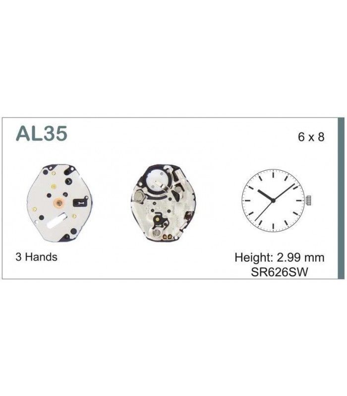 Mechanizm zegarka HATTORI AL35