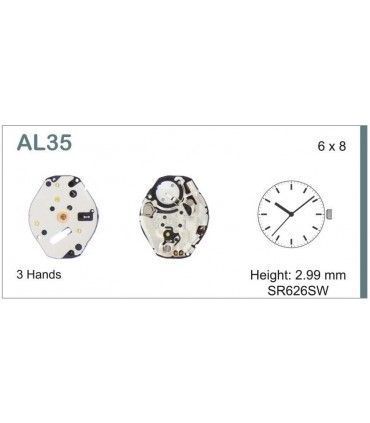 Mechanizm zegarka HATTORI AL35