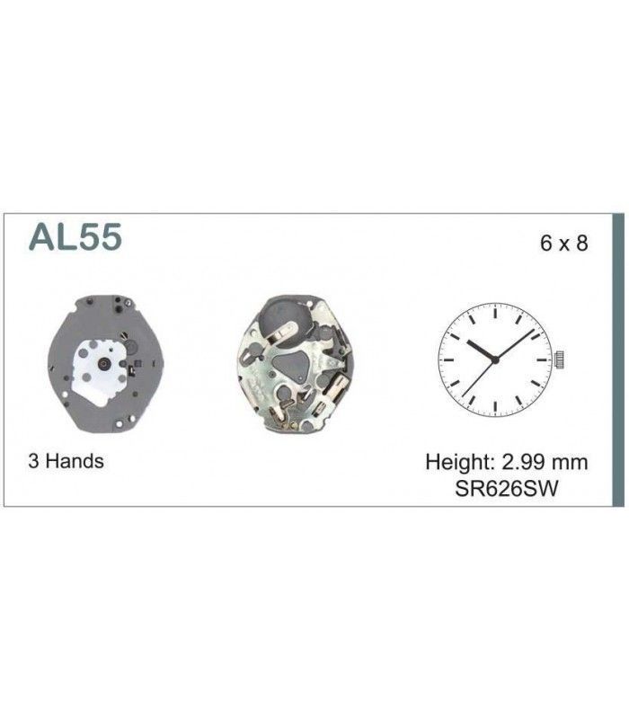 Mechanizm zegarka AL55