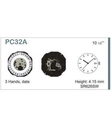 Mechanizm zegarka PC32