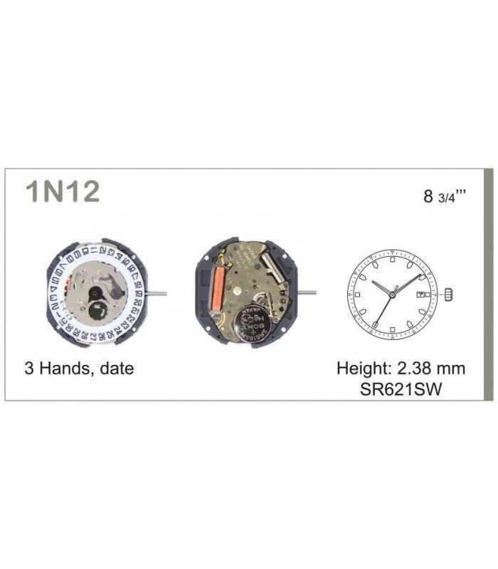 Mechanizm zegarka MIYOTA 1N12