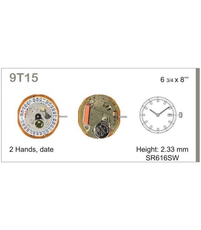 Mechanizm zegarka MIYOTA 9T15