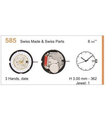 Mechanizm zegarka RONDA 585