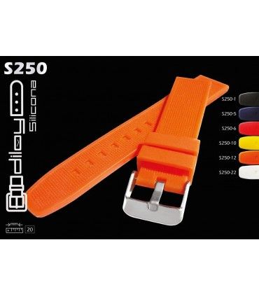 Paski silikonowe do zegarka diloy S250