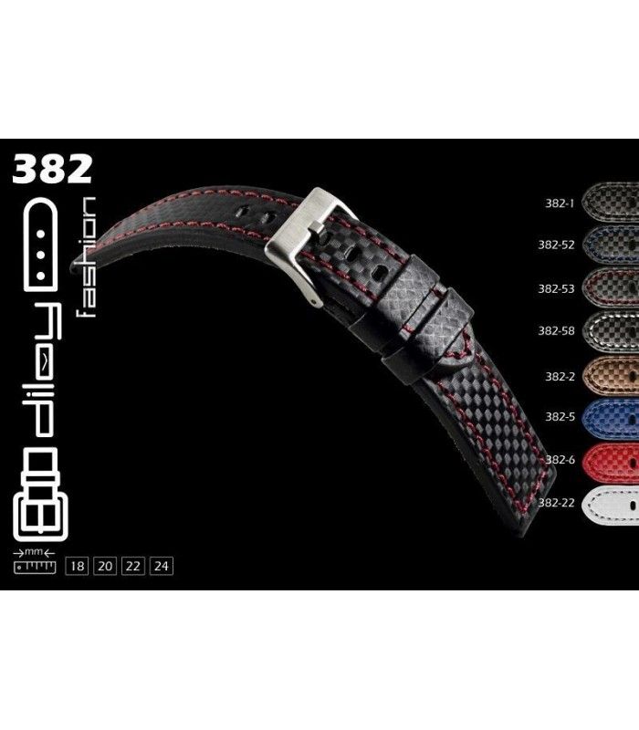 Paski do zegarkow carbon 382