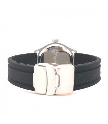 Pasek BR36 silikonowy czarny z ukrytym zapięciem