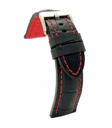 Paski do zegarkow skorzane Diloy Model 395