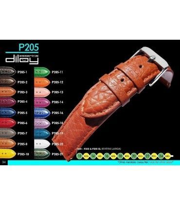 Paski do zegarkow skorzane Model P205EL