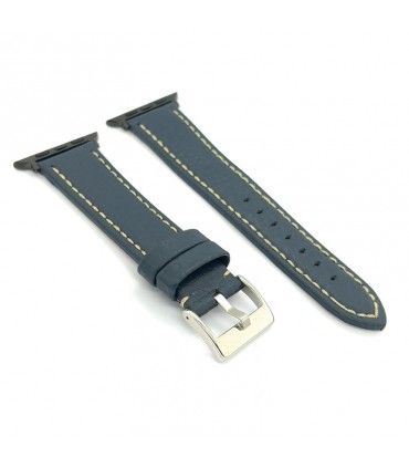 Pasek do Apple Watch wykonany ze skóry z grawerem Bison. Ref AW376