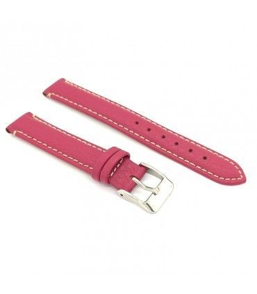 Pasek XL skóra biała nić – Diloy P206EL