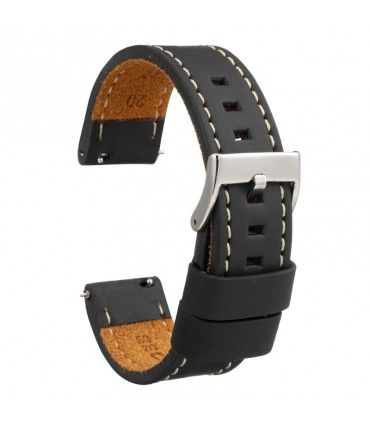 Pasek vintage z białym szwem – Diloy 384