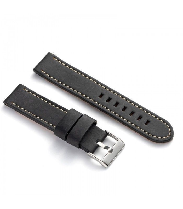 Pasek vintage z białym szwem – Diloy 384