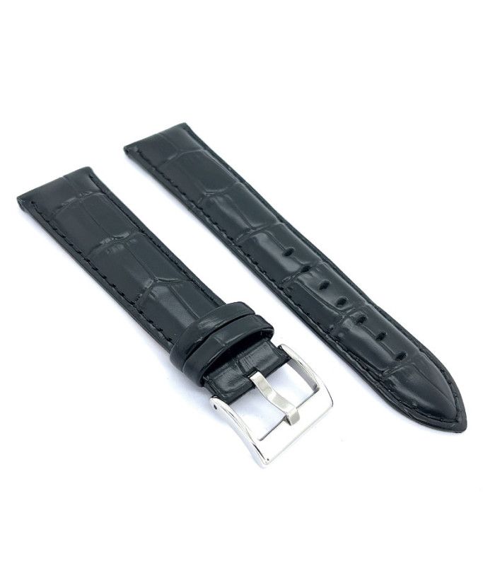 Wypukły pasek skórzany krokodyl łuska kwadratowa sportowy – Diloy 368