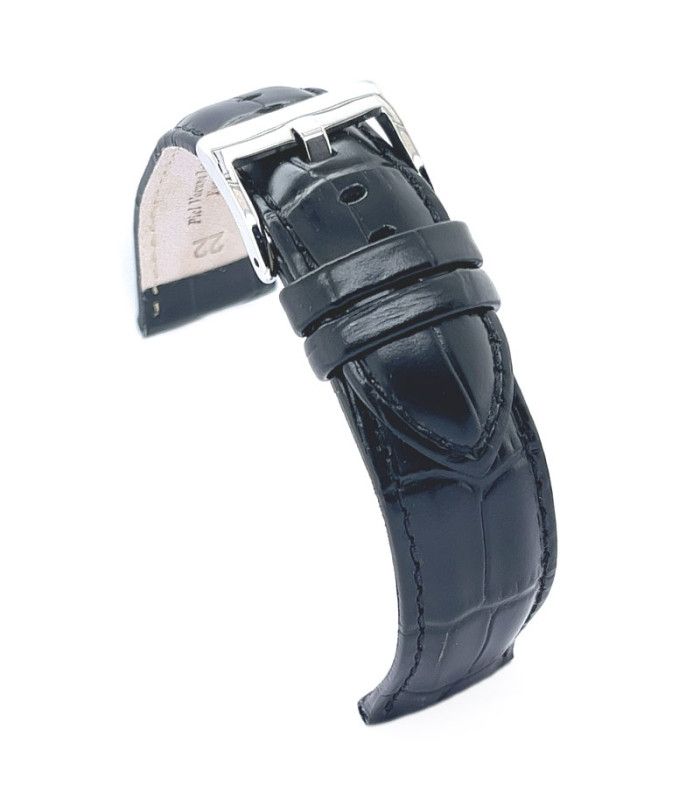 Wypukły pasek skórzany krokodyl łuska kwadratowa sportowy – Diloy 368