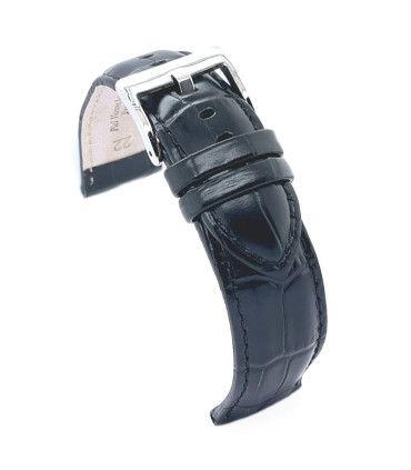 Wypukły pasek skórzany krokodyl extra długi XL – Diloy 368EL