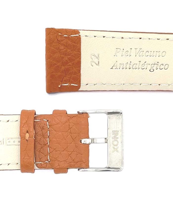 Płaski pasek skórzany bizon – Diloy P178