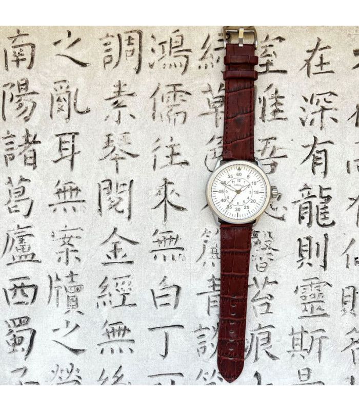 Płaski pasek skórzany krokodyl łuska kwadratowa sportowy – Diloy 361