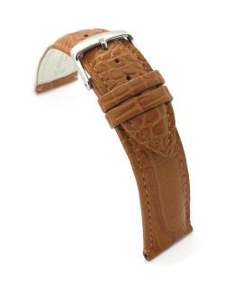 Pasek do zegarka skóra tłoczenie krokodyl klasyczny – Diloy 412