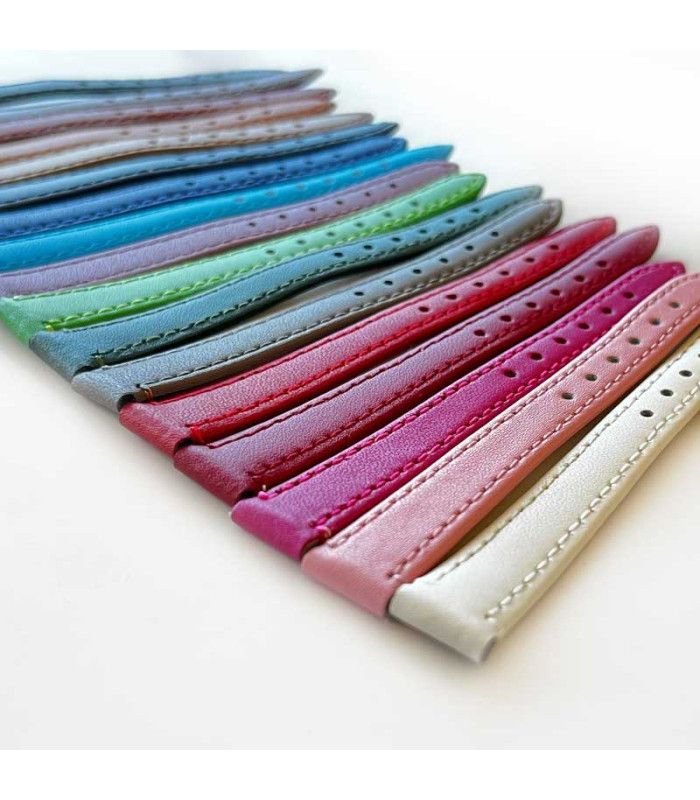 Skórzany pasek Diloy 304 – Klasyczny, gładki, szyty, płaski