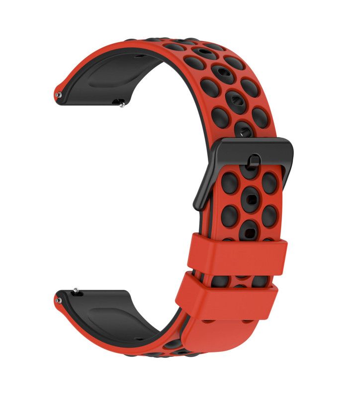 Dwukolorowy silikonowy pasek do zegarka 20mm 22mm z szybkozamykaczem, idealny do smartwatcha SBR43