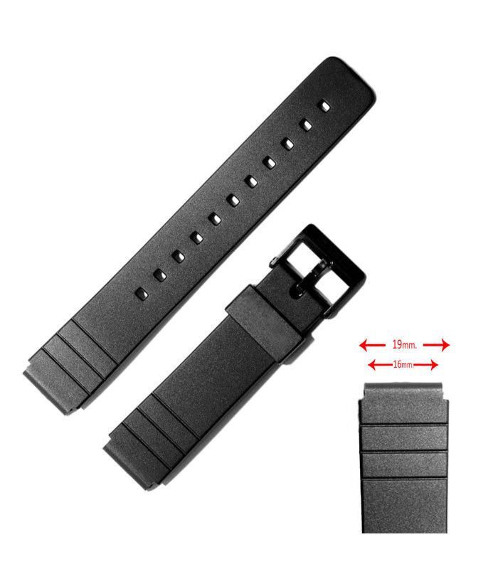 Pasek do zegarka Casio kompatybilny z MQ-24 MQ-104 16mm Ref 260F10