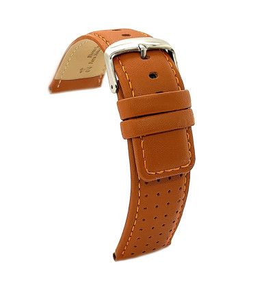 Pasek perforowany rally racing skóra przeszycie kolor zegarek – Diloy 367